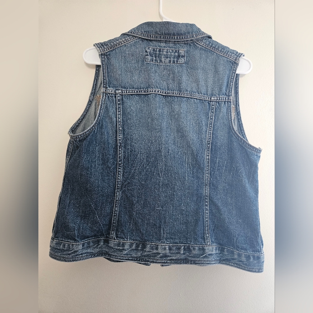 Express Jean Denim Vest - Picture 2 of 3